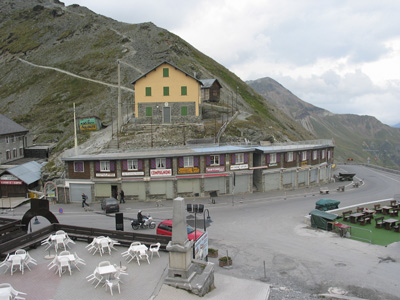 Stelvio op de top