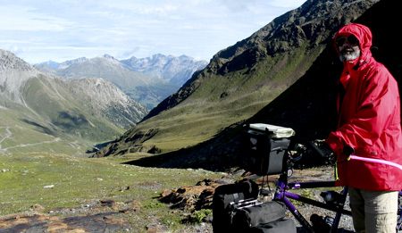 Afdaling van de Stelvio naar Bormio