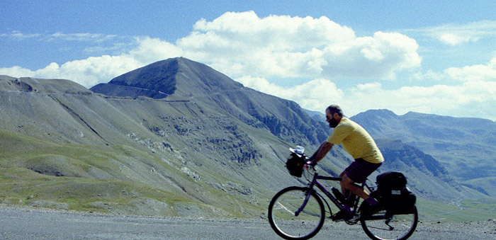 Marc voor de Col de la Bonette