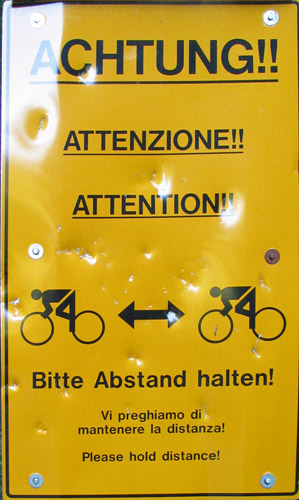 Afstand houden