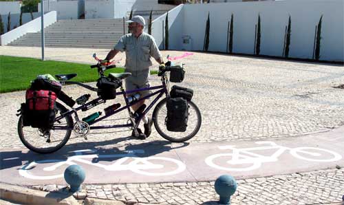 Fietspad in Albufeira
