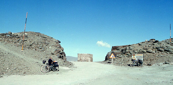 Jonne op de Collado Veleta