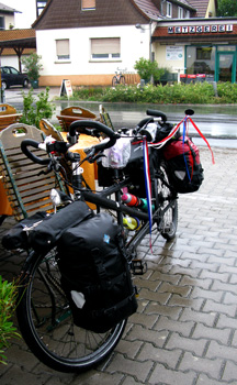 Fiets in de regen