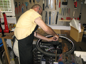Marc in Werkplaats