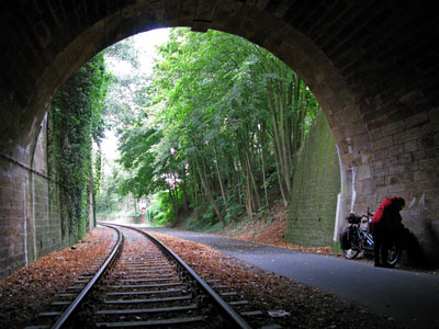 schuiltunnel voor de regen