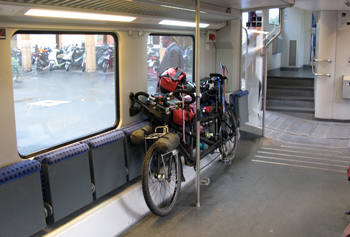 Fiets in de trein
