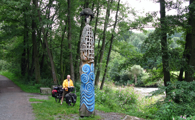 Totempaal langs de Ruhr
